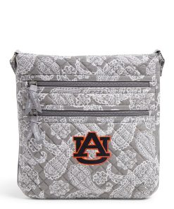 Collegiate Triple Zip Hipster Crossbody Bag
