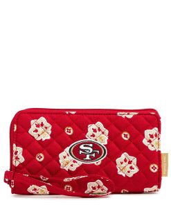 NFL RFID Front Zip Wristlet