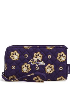 NFL RFID Front Zip Wristlet