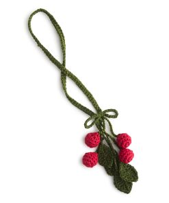 Winter Foliage Bag Charm